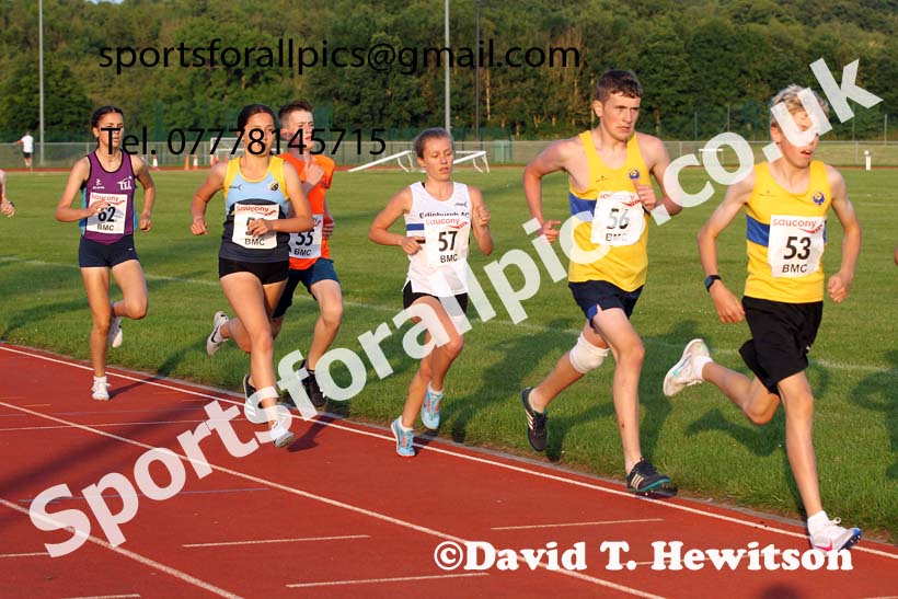 BMC 1500 metres, BMC, Chester le Street, July 19th. Photo: David T. Hewitson/Sports for All Pics